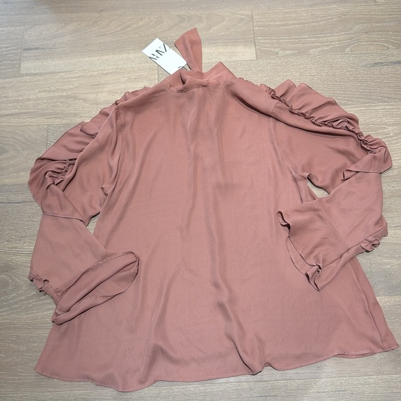 ZARA women flower blouse size S BNWT - Picture 3 of 5